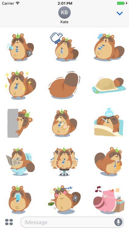 Mr.Pooh (Office) Sticker Pack