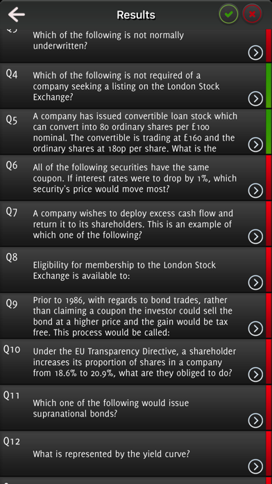 Securities Test QuestionScreenshot of 4
