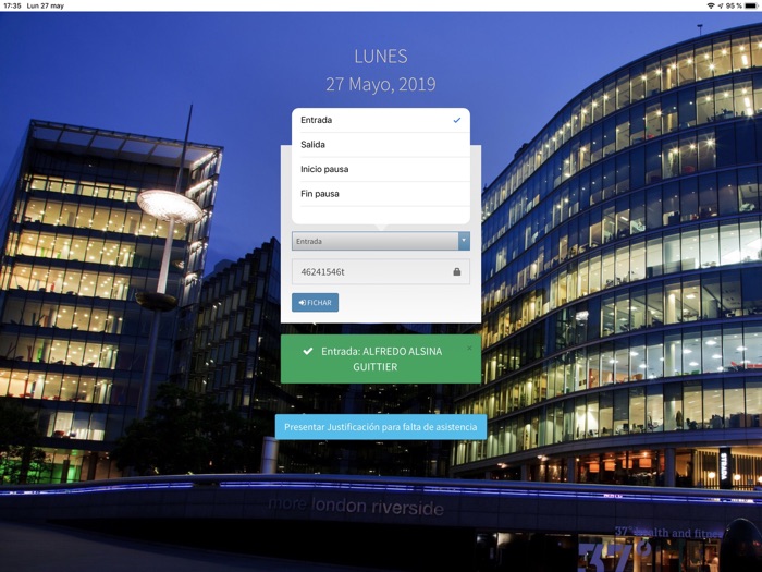Control Presencia Laboral