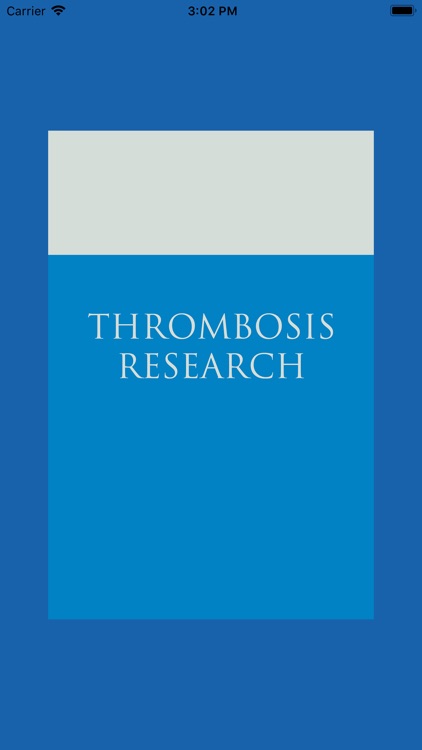 Thrombosis Research