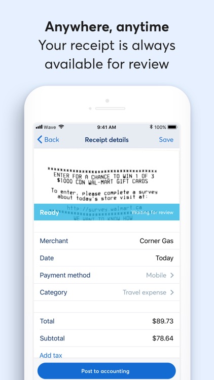 Receipts by Wave screenshot-4