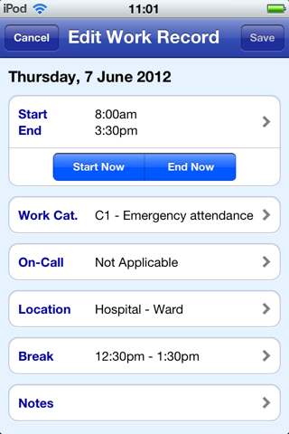 Medic's TimeManager - náhled