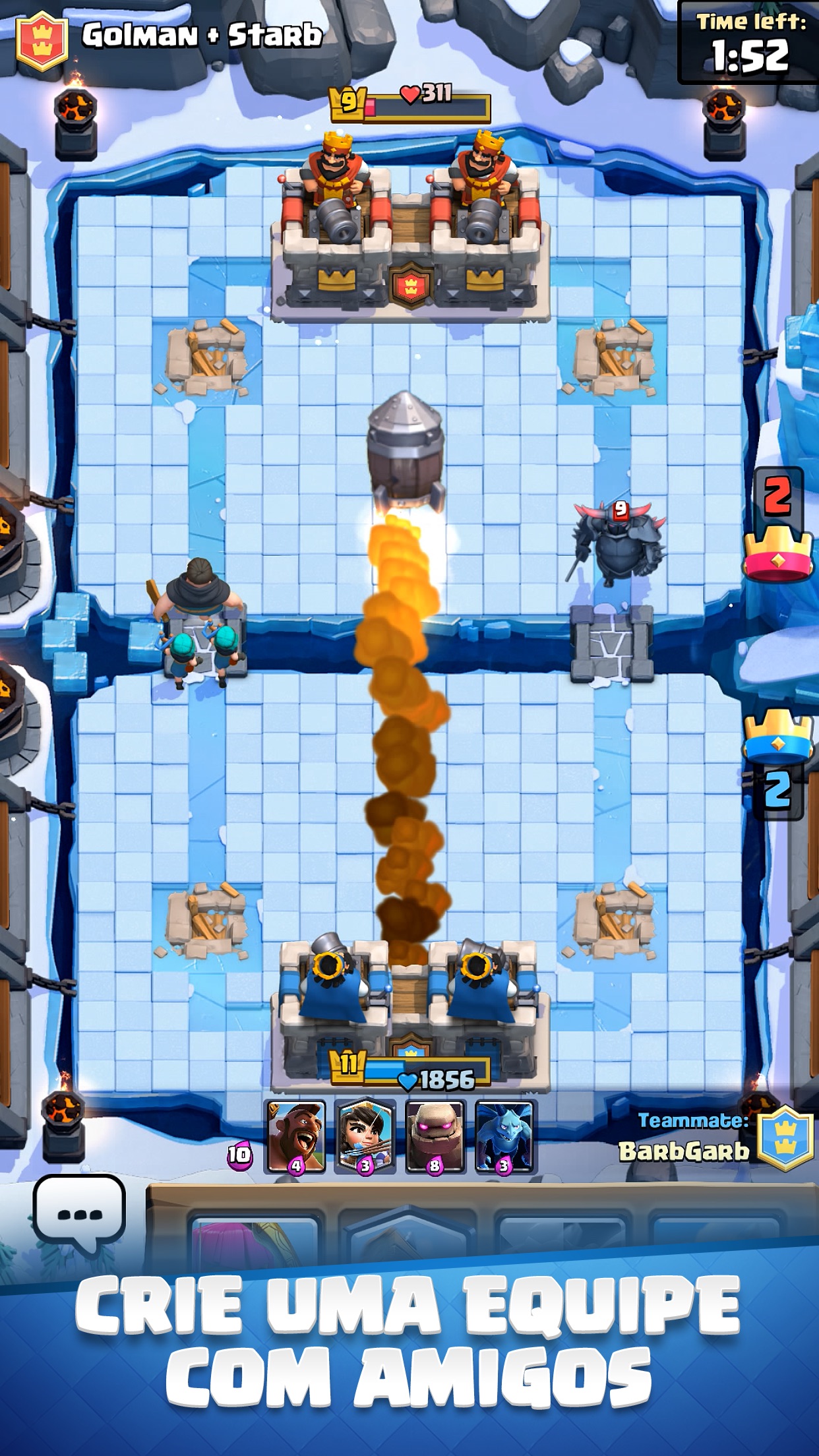 Screenshot do app Clash Royale