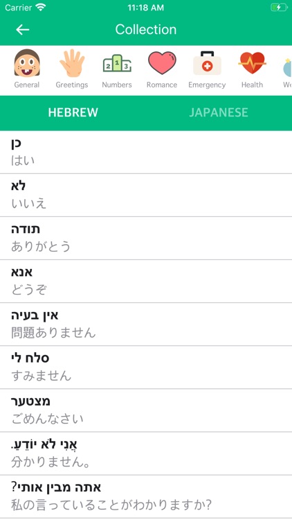 Hebrew Japanese Dictionary