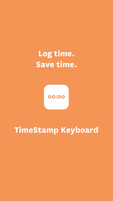 TIMESTAMP KEYBOARD - TIME LOG 4.4.5 IOS