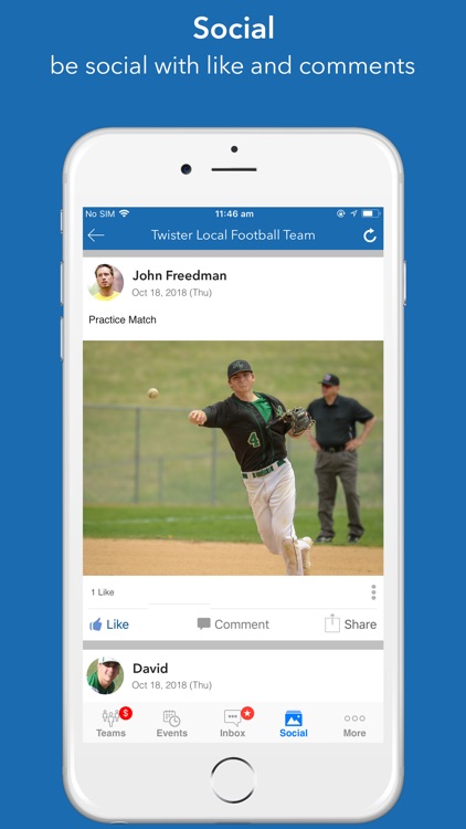 InstaTeam sports team manager screenshot-8