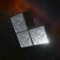This is a block puzzle game features a space background theme and metal textures