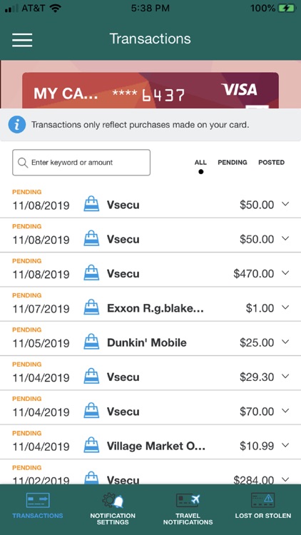 VSECU Cards