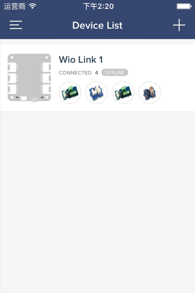 Wio Link screenshot 2
