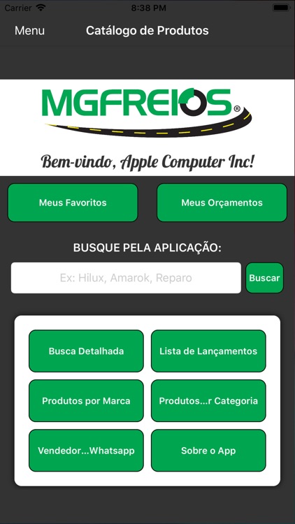 MGFREIOS Catálogo de Produtos