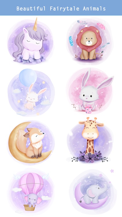 Fairytale Baby Animal Stickers