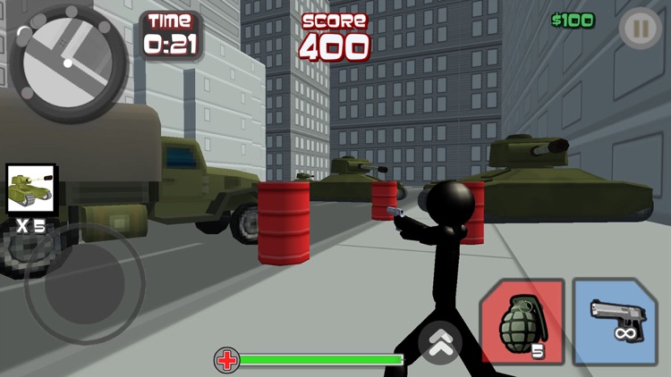 Stickman City Shooting 3D