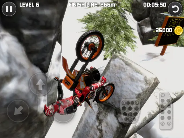 Bike Trials Winter 2, game for IOS