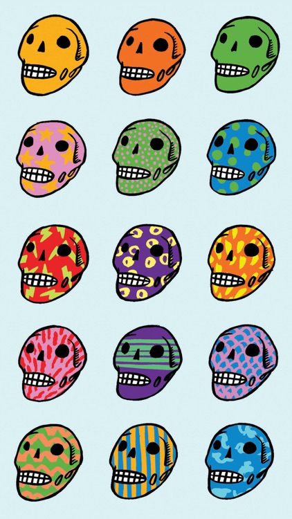 Sugar Skulls Sticker Pack 1