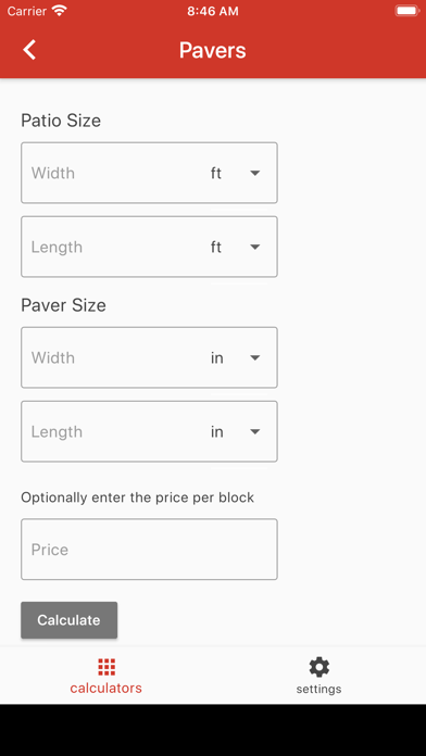 Patio Calculator Plus screenshot 2