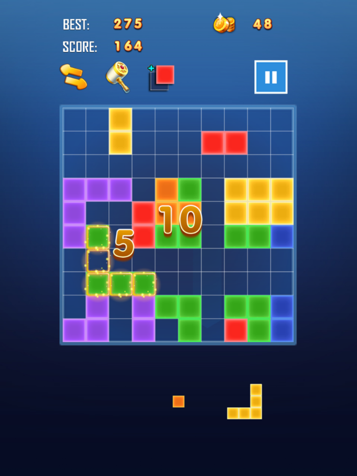 ヘキサスクエアブロックパズル-楽しい