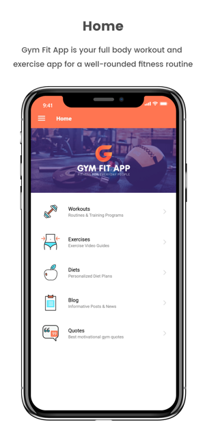 Gym Fit App