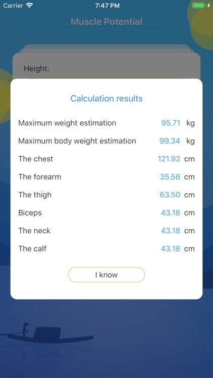 Muscle Potential-Calculation screenshot-3