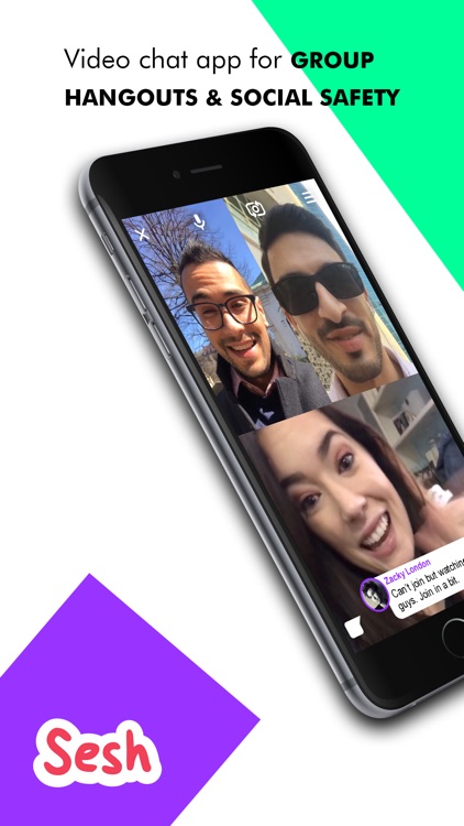 Sesh: Group Video Hangouts App