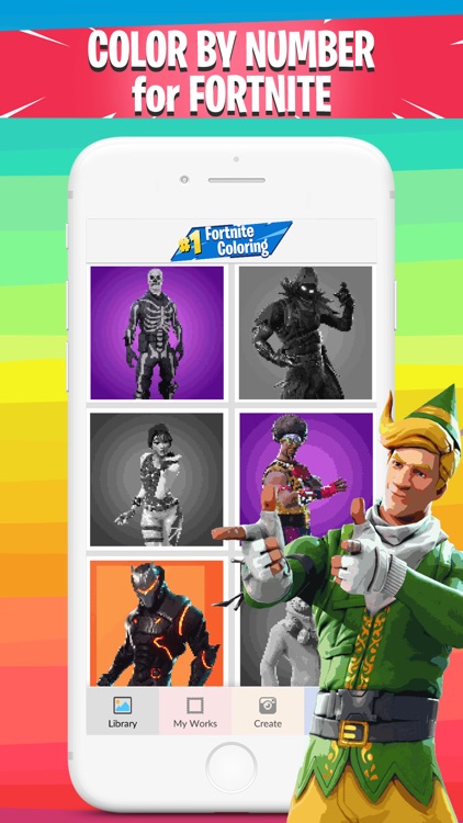 Color by Number for Fortnite