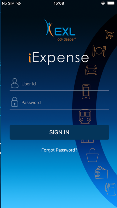 EXL iExpense screenshot 2