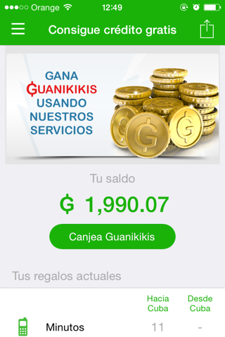 DimeCuba: Recargas & Llamadas screenshot 4