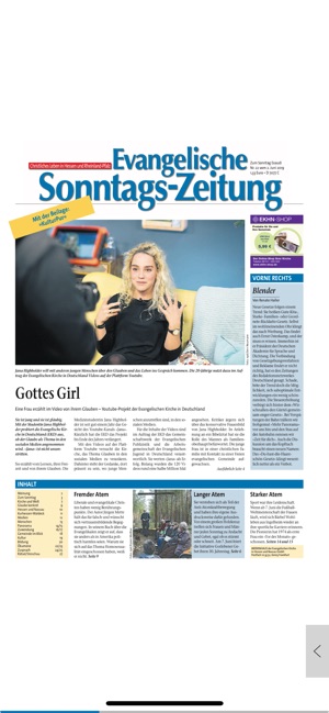 Evangelische Sonntags Zeitung