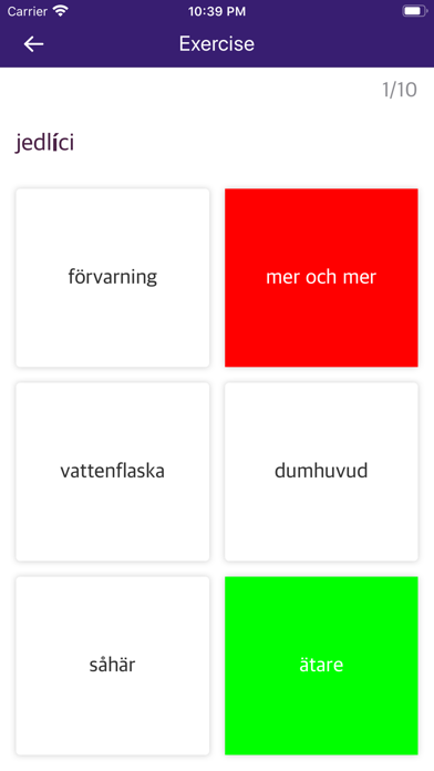 Czech Swedish Dictionary screenshot 4