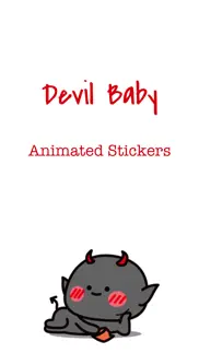 funny devil animated stickers iphone screenshot 1