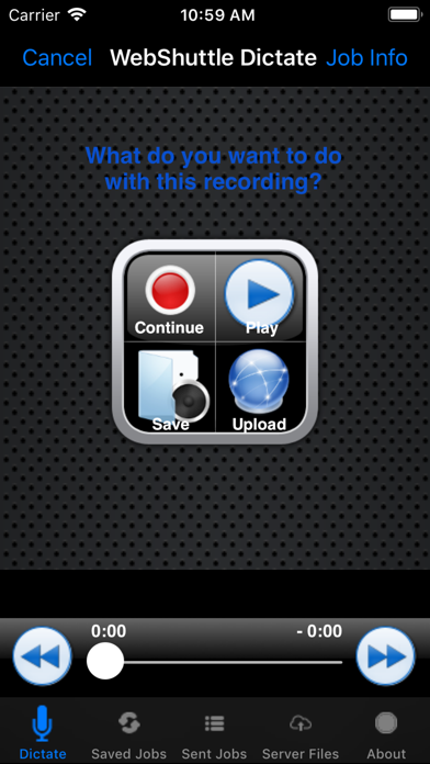 WebShuttle Dictate screenshot 3