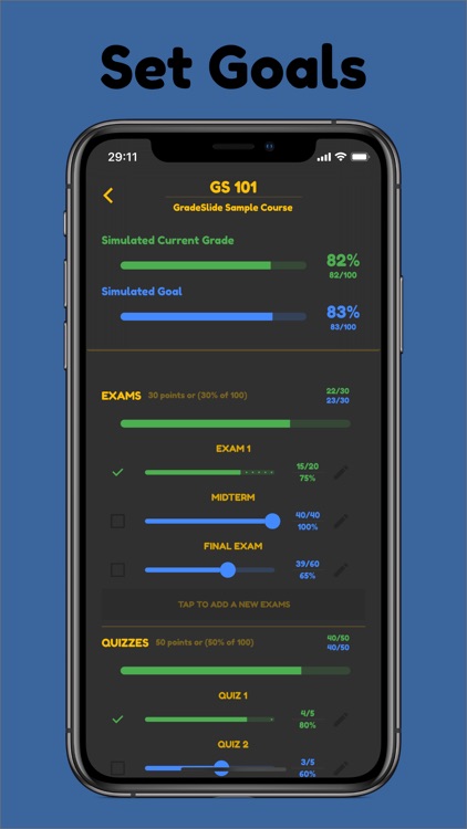 GradeSlide