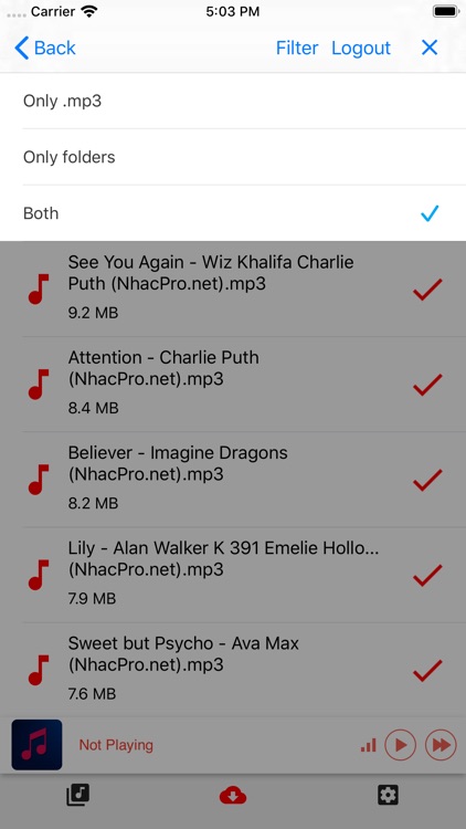 Music Player Offline screenshot-3