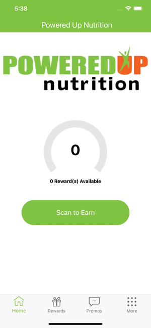 Powered Up Nutrition Rewards