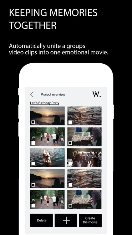 Wedeo Movie Creator for groups screenshot-3