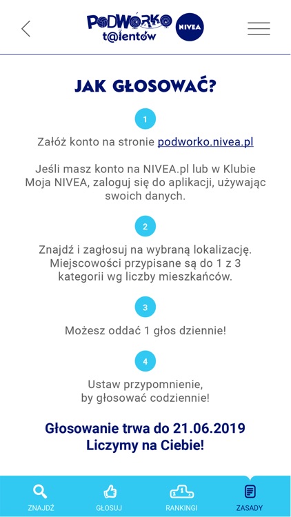 Podwórko Talentów NIVEA 2019