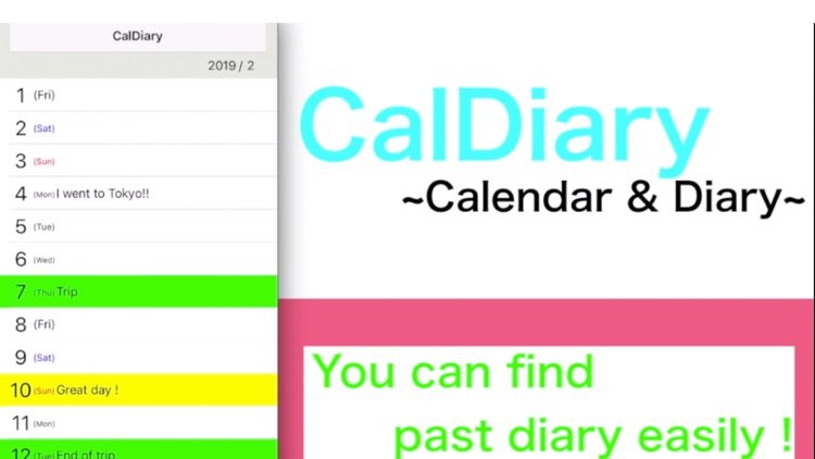 CalDiary - Calendar & Diary -