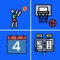 All in one Basketball Helper has five useful utility features which helps you to keep a track of past matches, upcoming matches, team, players, add reminder for upcoming matches etc