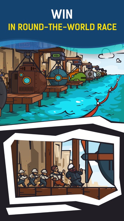 Idle Submarine: Raft to Boat screenshot-3