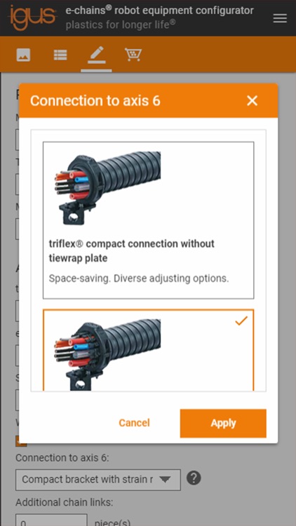 Robot equipment configurator screenshot-3