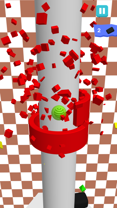 Rush Down Helix Jump cube screenshot 2