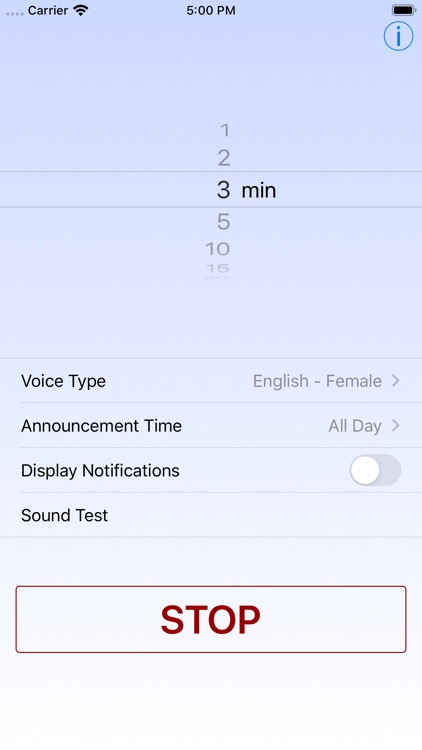 Voice Over Clock