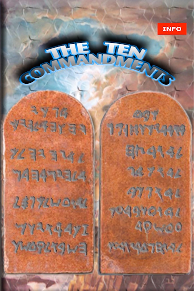 THE TEN COMMANDMENTS OF GOD. screenshot 4