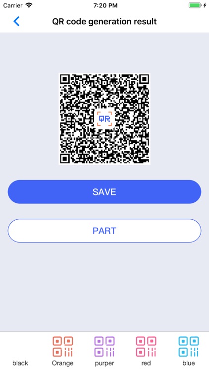 QR code business card