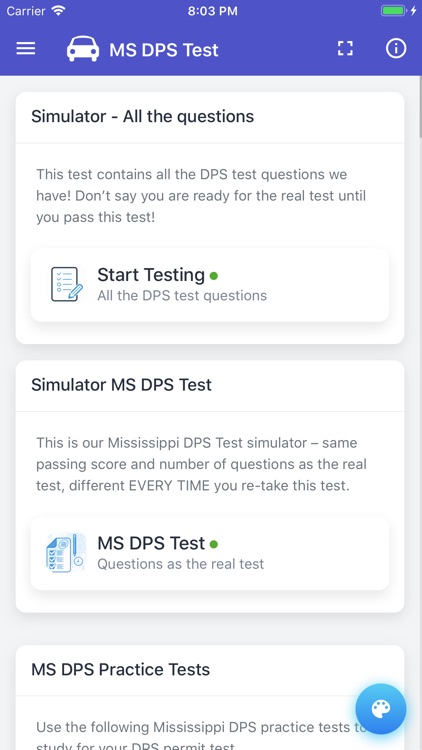 Mississippi DPS Permit Test