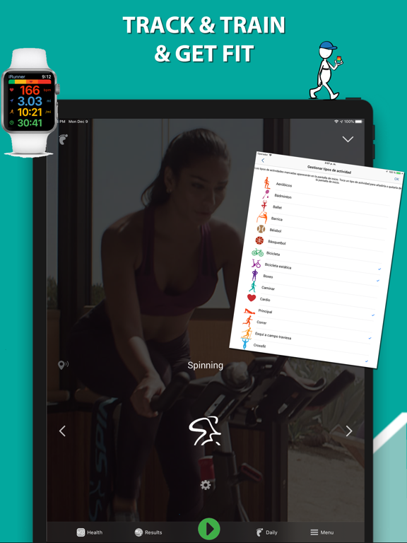 iBiker | Biking Workout & Route Tracker | Heart Rate Training | Indoor Cycling, Mountain Bike Fitness | Multi-Sport, Activity, GPS & Map Tracking screenshot