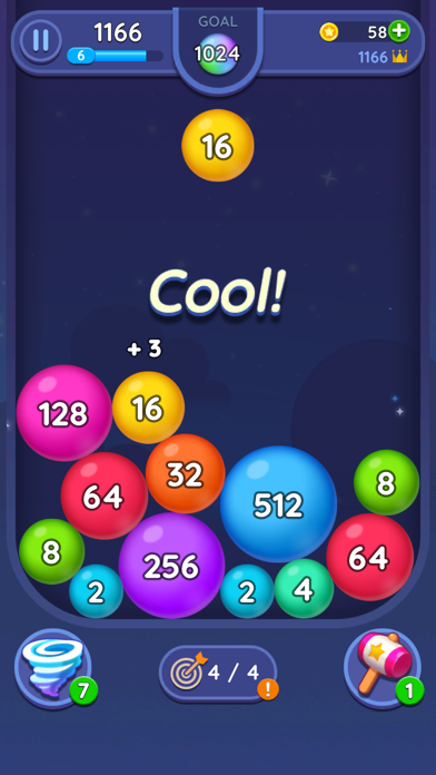 2048 Merge Bubbles! screenshot1