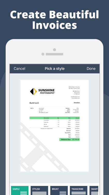 Business Receipt Billing Maker