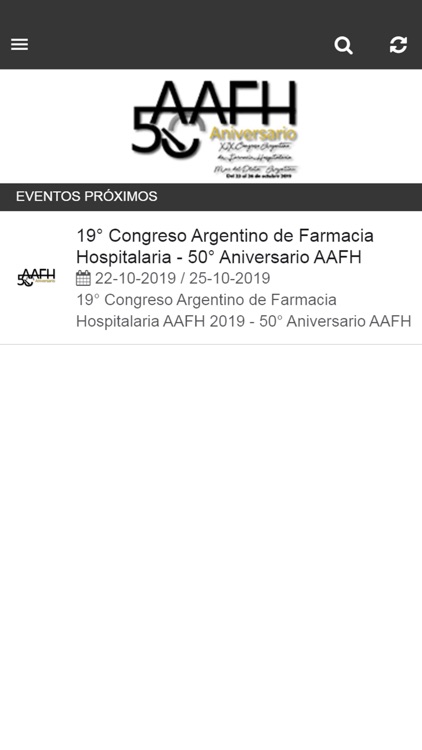 Eventos AAFH