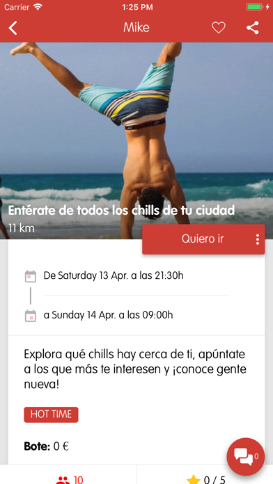 ChillApp - Gay group events screenshot 3