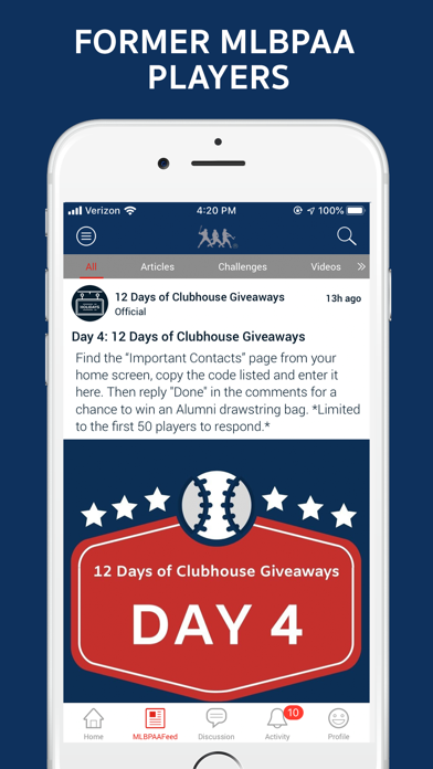 MLBPAA Clubhouse screenshot 2